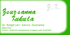 zsuzsanna kukula business card